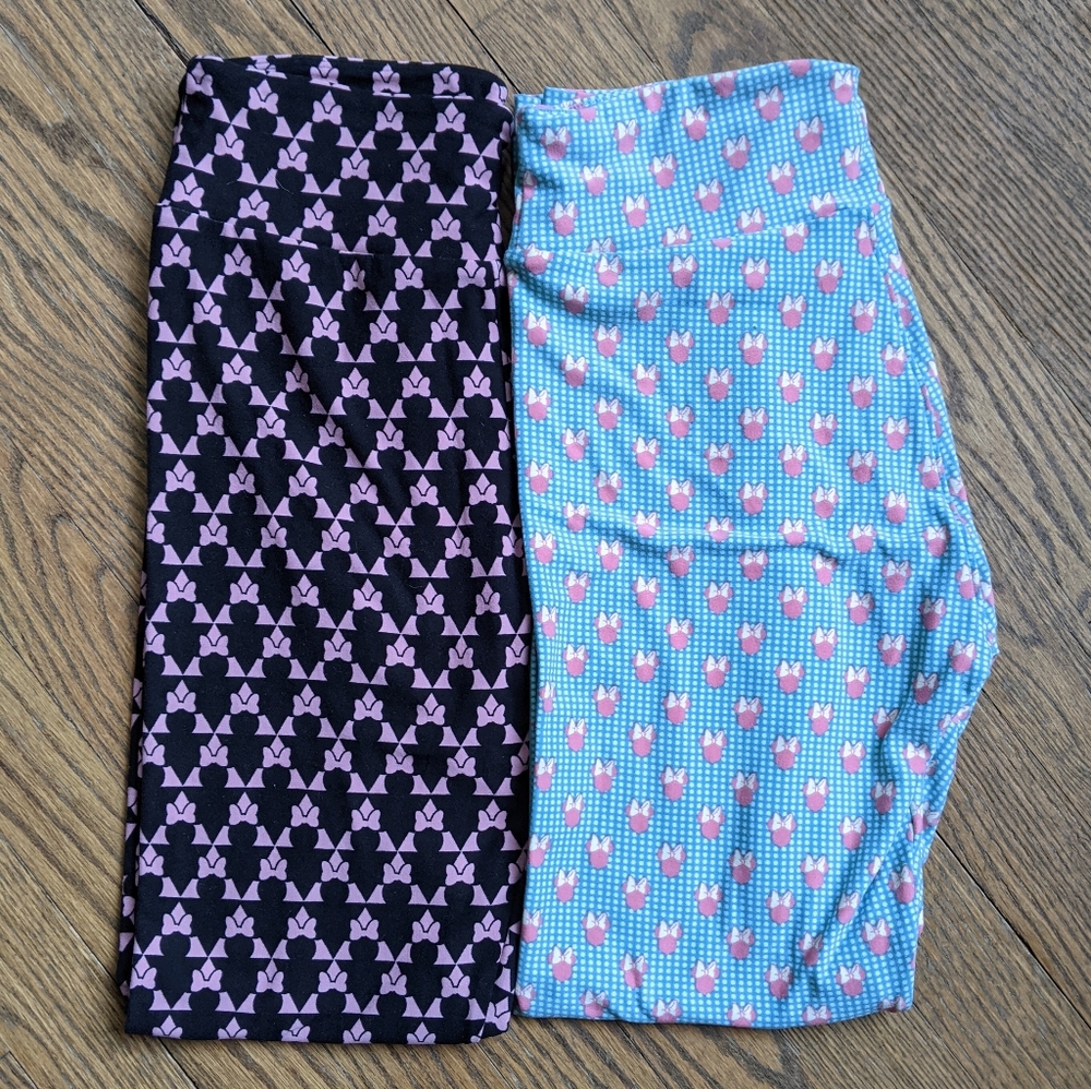 Bundle Two Disney Leggings OS